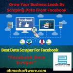 Facebook data scraper scrape data from multiple profiles and FB pages.