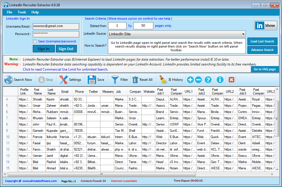 Linked Data Graber Screenshot